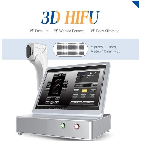 4MHz 11 Lines Portable Hifu Machine / 20000 Shots 2D Hifu Face lift Treatment