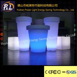 Banquet Hall Remote Control LED Flower Pot With Lithium Battery