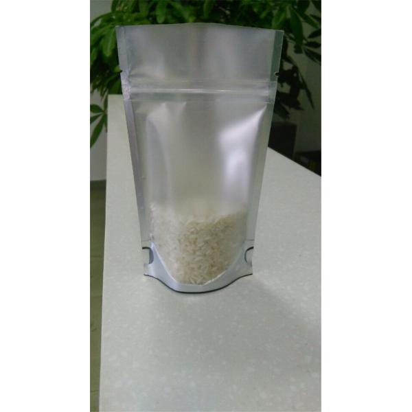 Resealable Mylar Plastic Pouches Packaging Metalized Mylar Bag With Zipper