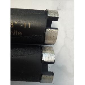 OD 35mm Diameter Dry Diamond Core Drill Bits With Brazed Rods For Hard Granite