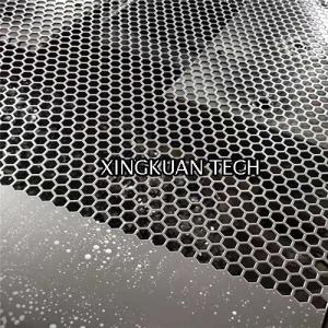 Hexagonal Perforated Wire Mesh , Honeycomb Mesh Sheet Aluminum Iron SS Material