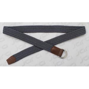 Antic Silver Steel Buckle Mens Stretch Belts With Mixed Colors 3.5cm Width