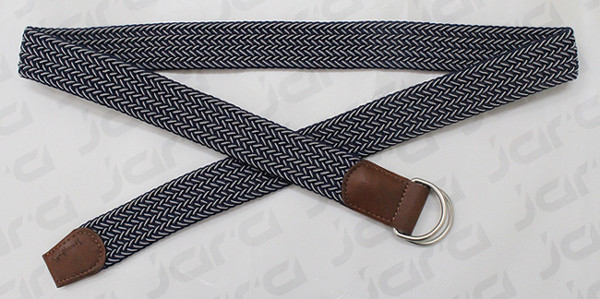 Quality Antic Silver Steel Buckle Mens Stretch Belts With Mixed Colors 3.5cm Width wholesale