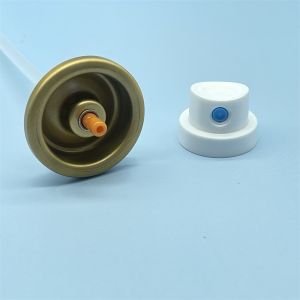 Summer Sweat-Proof body spray valve for hot-weather use with heat-stable core &