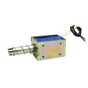 U1668 Open Frame Push Pull Solenoid 25mm Stroke