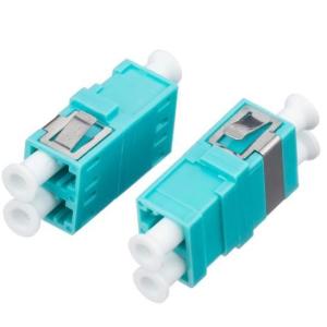 Cheap Blue Plastic Fiber Optic Adapter LC/Upc Duplex Om3 Single Mode Fiber Adapter for sale