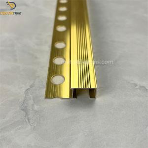 Tile Skirting With Chrome Trim Floor Tile Corner Trim Square Tile Trim Gold