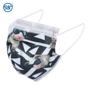 Disposable Custom Printing Daily Life Protective Nonwoven Face Mask