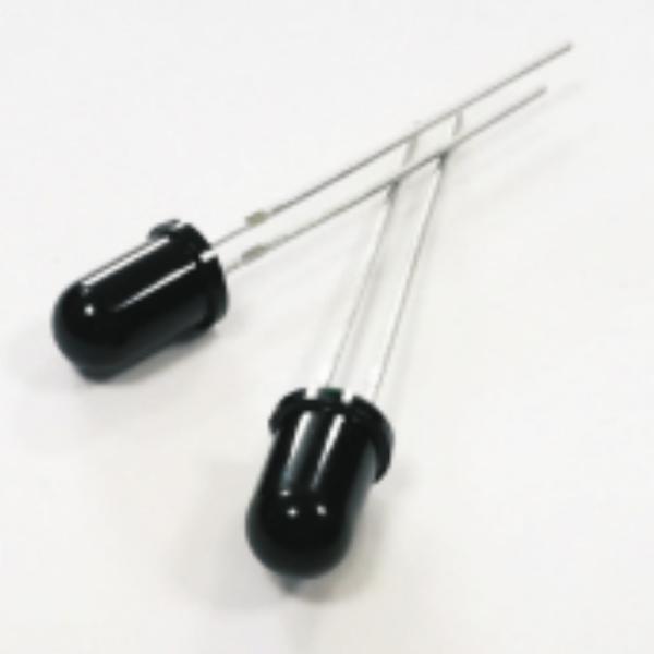 F5 Infrared 32V Plastic Sealed Receiving Tube Black Color Lens 700-1100nm IR Dip