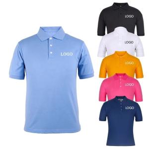 Cheap Multi Colored Cotton Mens Polo Style Shirts Short Sleeve OEM / ODM Service for sale