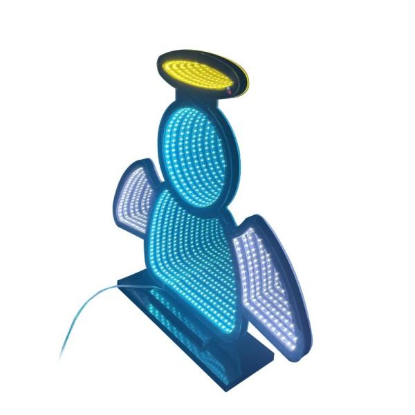 Quality 40cm Led 3D Infinite Mirror Lights for Christmas Birthday Parties Stunning Home Decor wholesale