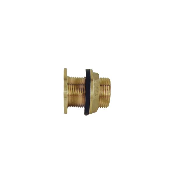 Quality 1 inch Brass Pipe Fittings 16 bar With Locknut And Rubber Ring wholesale