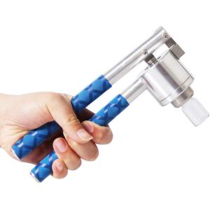 20mm Flip Vial Crimper, 100 Pcs Flip Caps And 100 Pcs Rubber Stoppers Are