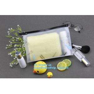 Matte Clear Soft Plastic Clothes Storage Bag Zip lock Slider Seal Reclosable