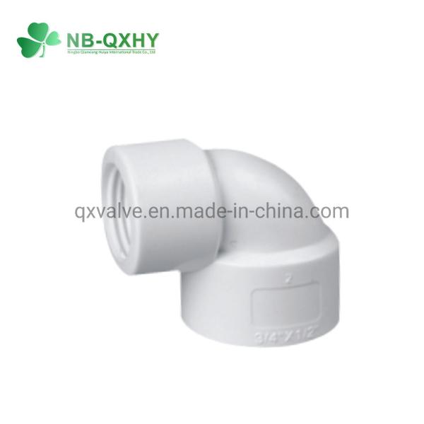 Quality Forged PVC Female Reducing Elbow for Irrigation BS Pipe Fitting 2-1/2 prime wholesale