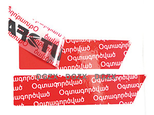 High Security Warranty Labels Stickers / Tamper Evident Labels With Total