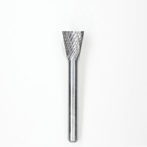 Cheap Solid Carbide Inverted Cone Burr SN-42 1/8&quot; Shank Diameter, 1/8&quot; Head Diameter With 3/16&quot; Length for sale