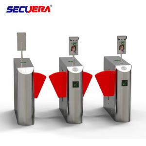 Flap type automatic turnstile control board access control barcode wing