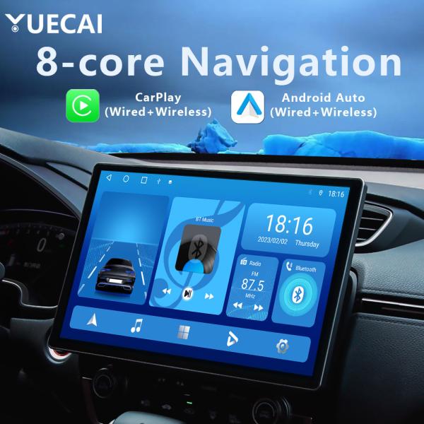 12.9 Inch Navigation Bluetooth Car Stereo Android Audio GPS Navigation Large