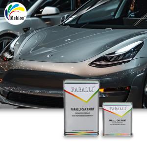 China High Gloss Liquid White Pearl Refinish Metallic Purple Car Paint Car Paint 2K Solid Color Coating Basecoat Car Paint on sale