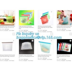 Reusable Leakproof Zipper Preservation Airtight sandwich k Cooking Fresh Zip