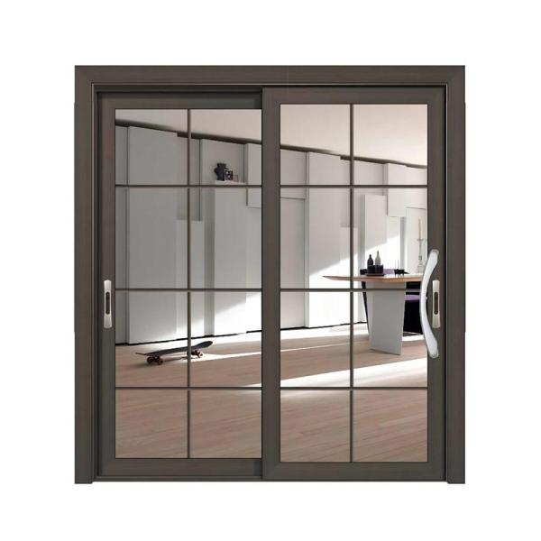 Quality Aluminum Sliding Windows with Muntins and 8-Way Seal Stainless Steel Screen Netting wholesale