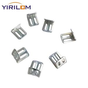 Modern Stainless Steel Half Plastic 4 Hole Spring Clip for Sofa Hardware