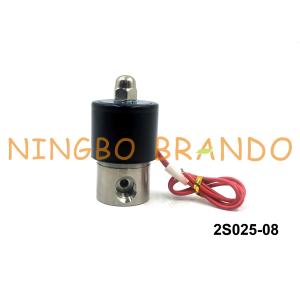 2S025-08 1/4" Normally Closed Plunger Direct Acting NBR Seal Stainless Steel 304