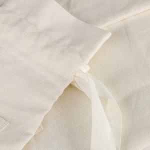 Custom Design Drawstring Cosmetic Packaging Bag pouch With Fabric Label