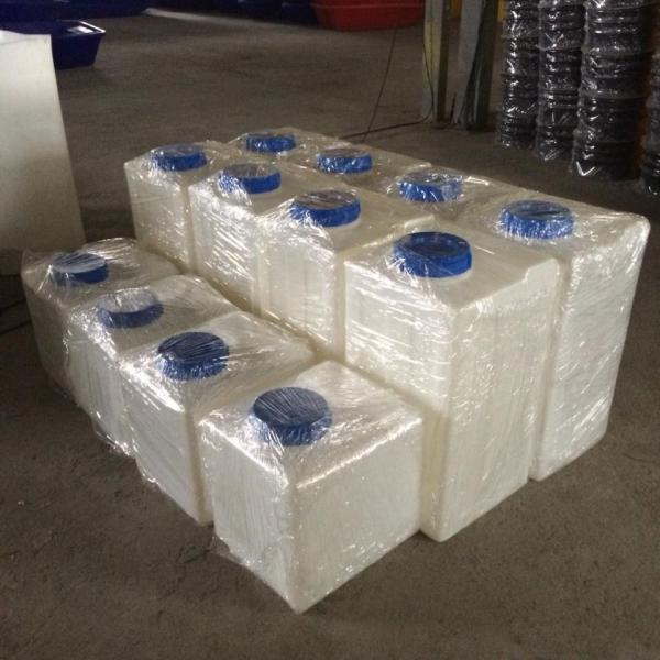 Rectangular Shape Plastic Water Dosing Tank 80 L Roto Molded Poly Material
