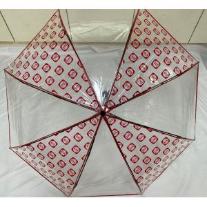 Cheap 21 Inches Transparent Folding Umbrella Manual Open Metal Frame for sale