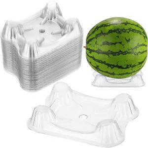 China Customized Vacuum Formed Transparent Pet PET PVC PS Plastic Watermelon Fixed Base Hami Melon Anti Corrosion And Rotten Support Melon Tray on sale