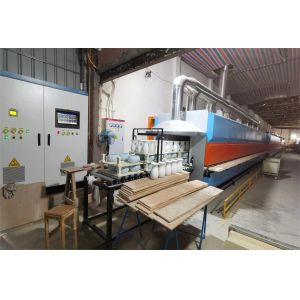 Natural Gas Heating Roller Kiln with Customized Max Temperature and Loading