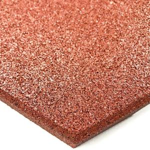 Hexagon Rubber EPDM/SBR Pavers Red Color Rubber Brick For Equestrian And