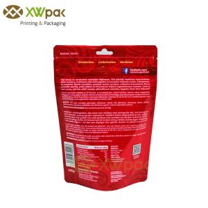 Custom Printing Plastic Packaging Aluminum Foil Bag Stand Up Zipper Bag with