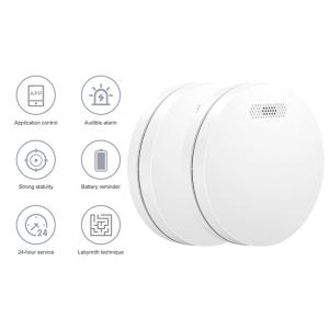Ultra Thin Standalone Photoelectric Smoke Detector Sensor Fire Alarm
