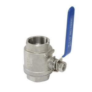 SS316 DN100 Stainless Steel Pipe Fitting Manual Control Ball Valve with Female