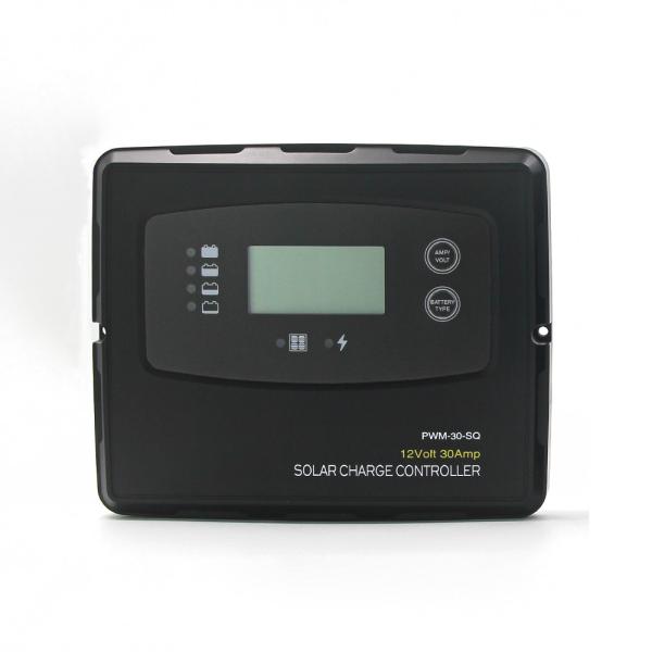 Flush Mount 30A 40A PWM Solar Charge Controller with 50V Maximum Input and IP22
