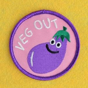 Cotton/Polyester Custom Embroidered Patch For Shoes / Jeans / Jacket