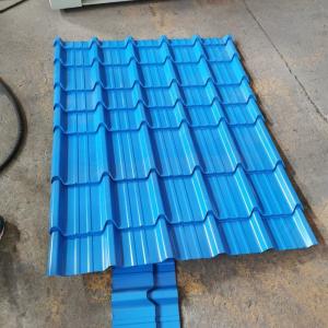 Glazed Tile Roof Panel Roll Forming Machine 0.3mm - 0.8mm Romantile Orientile