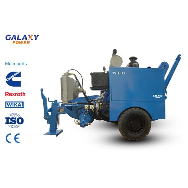 Quality GS40 Blue Color 77KW 103hp Cable Pulley Machine Max Intermittent Pull 40kN wholesale