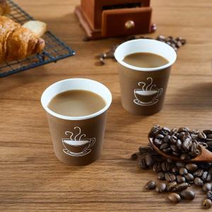 Wholesale Disposable Single Wall Paper Cup (2.5oz-24oz) Sizes with Custom Logo