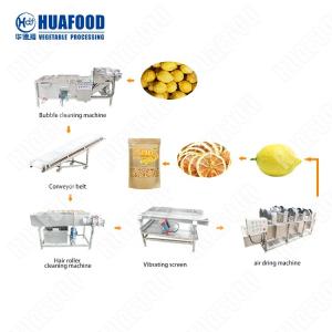 Cheap Fruit And Vegetable Processing Machinery Leafy Vegetable Cleaning Machine Tomato Production Line for sale