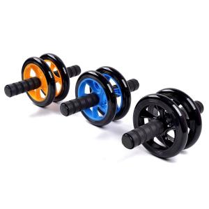 Pro Quality Home Gym Exercise Wheel Ab Roller With Thick Foam Handles And Soft