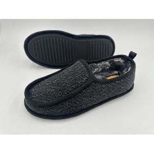 Memory Foam Mens' Indoor Slippers TPR Rubber Sole Warm House Shoes Custom Sizes