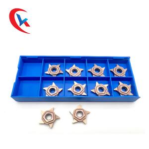 5 notched corners PENTA24N series Long life and low wear Carbide Grooving