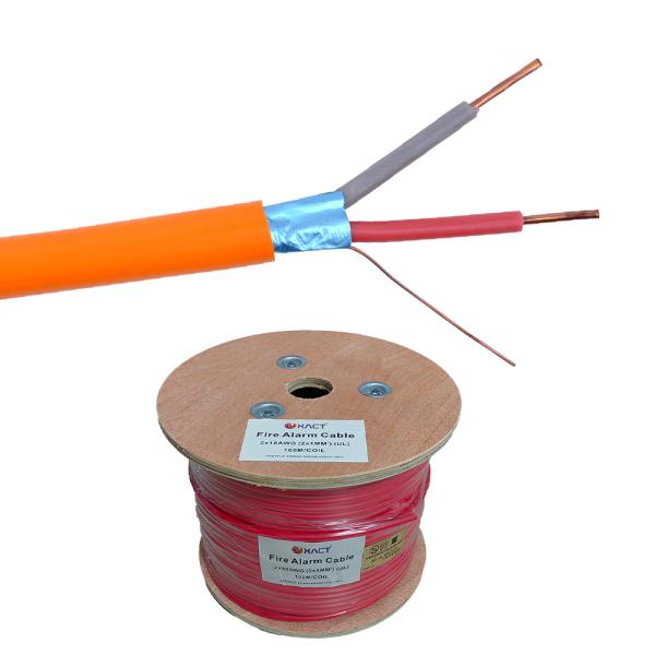 Highly Durable Shielded Tinned Copper Solid FPLR Communication Cable with PVC