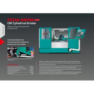 China 200mm Grinding Wheel Diameter Cylindrical Grinder Machine with Milhanna high grade cast iron FC30 body material on sale