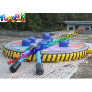 Interactive Game Inflatable Gladiator Jousting Ring With Joust Stick