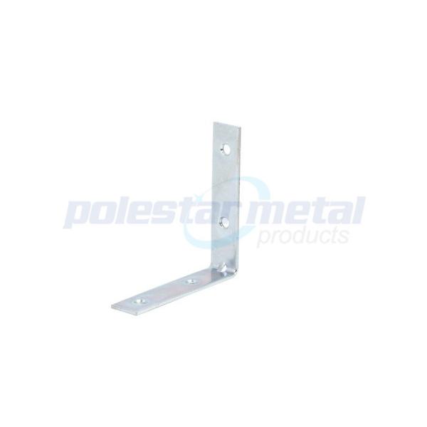 Quality 4mm Thickness Heavy Duty Shelf Support Brackets With 100mm Overall Projection wholesale